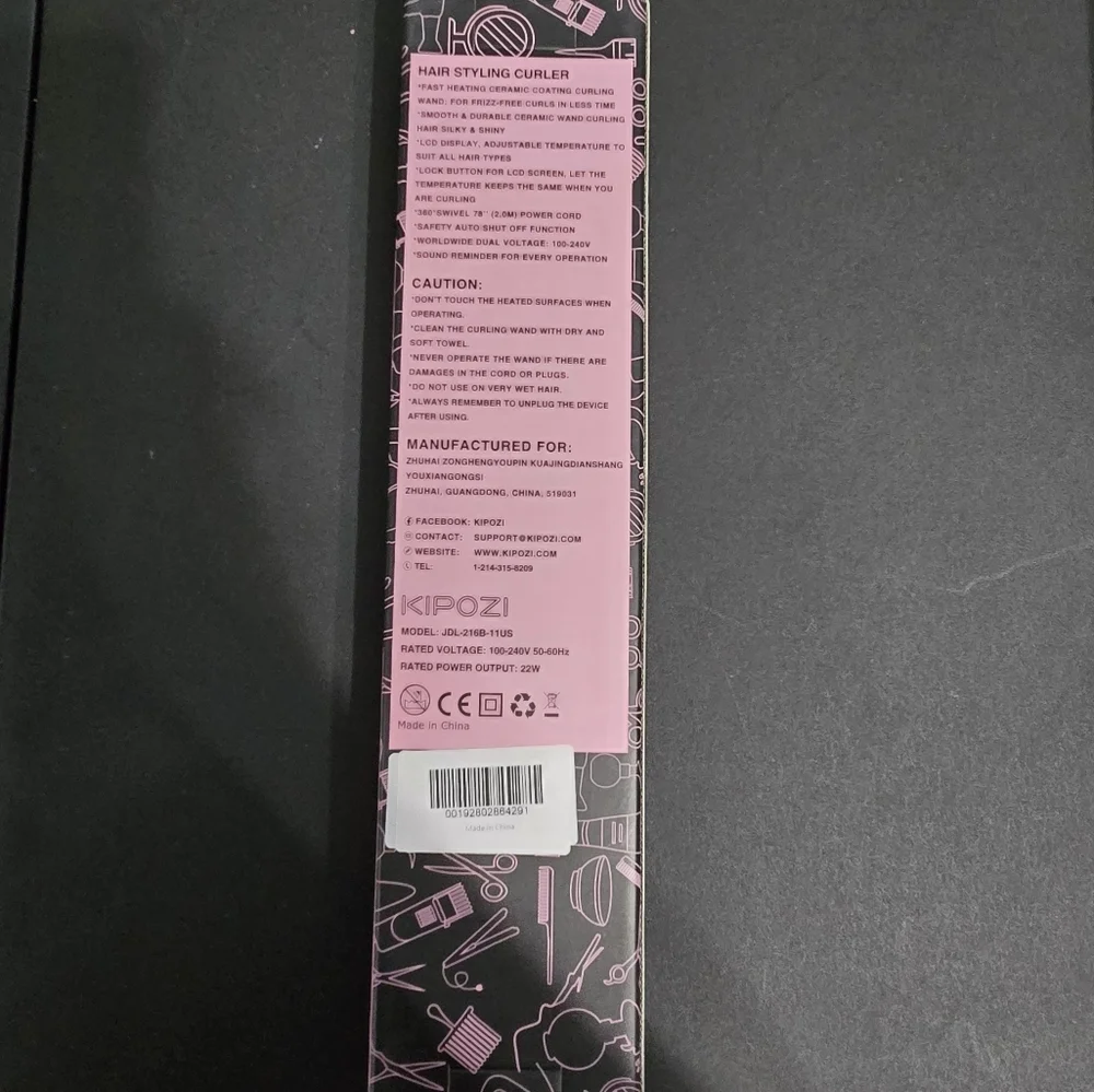 New Opened Box KIPOZI Pro Curling Wand